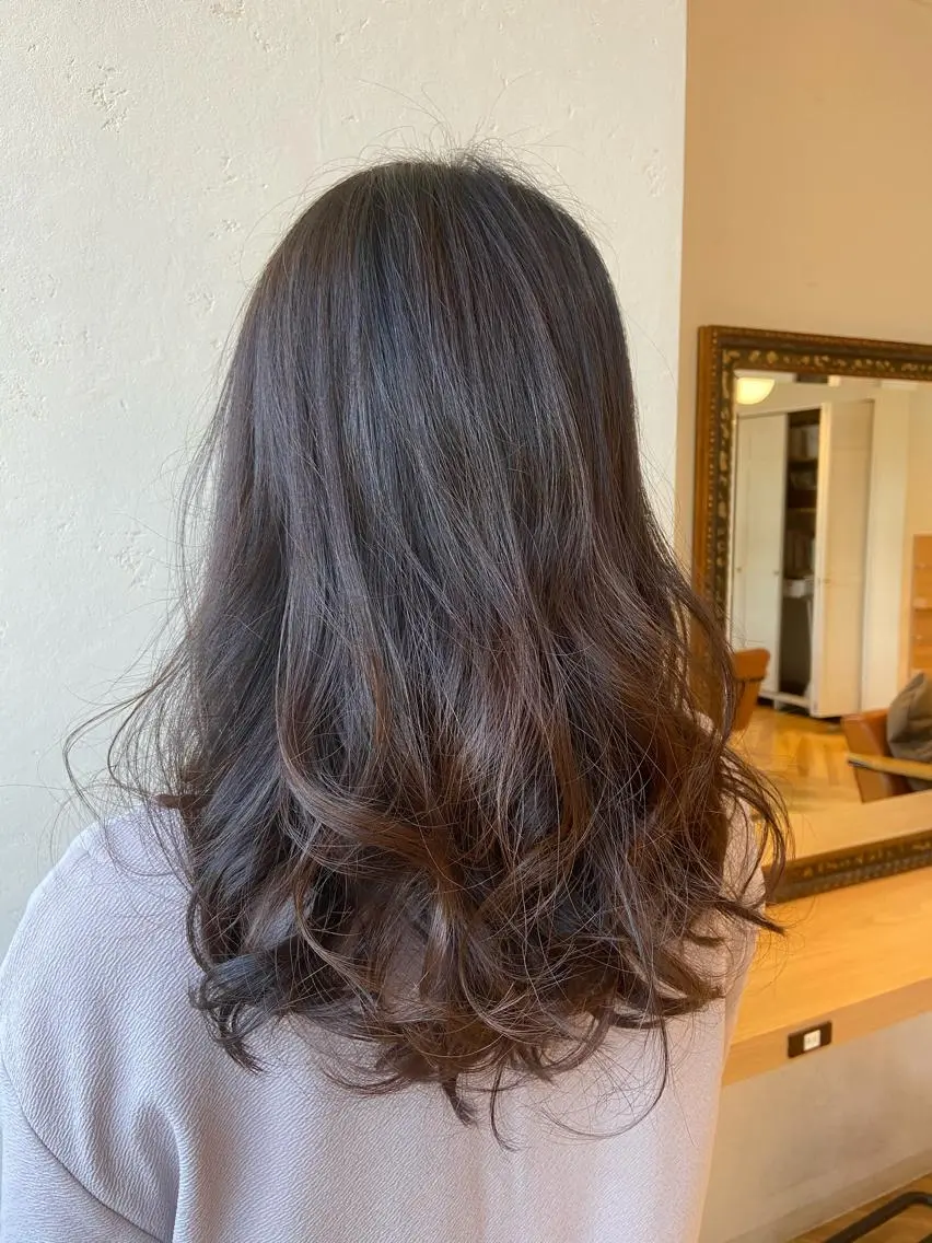 ロング ロング ✨髪質改善/透明感✨ 西野　陽のヘアスタイル