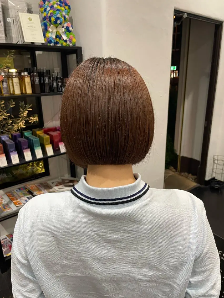 ショート ボブ 稲本麻衣 【韓国ヘア】のヘアスタイル