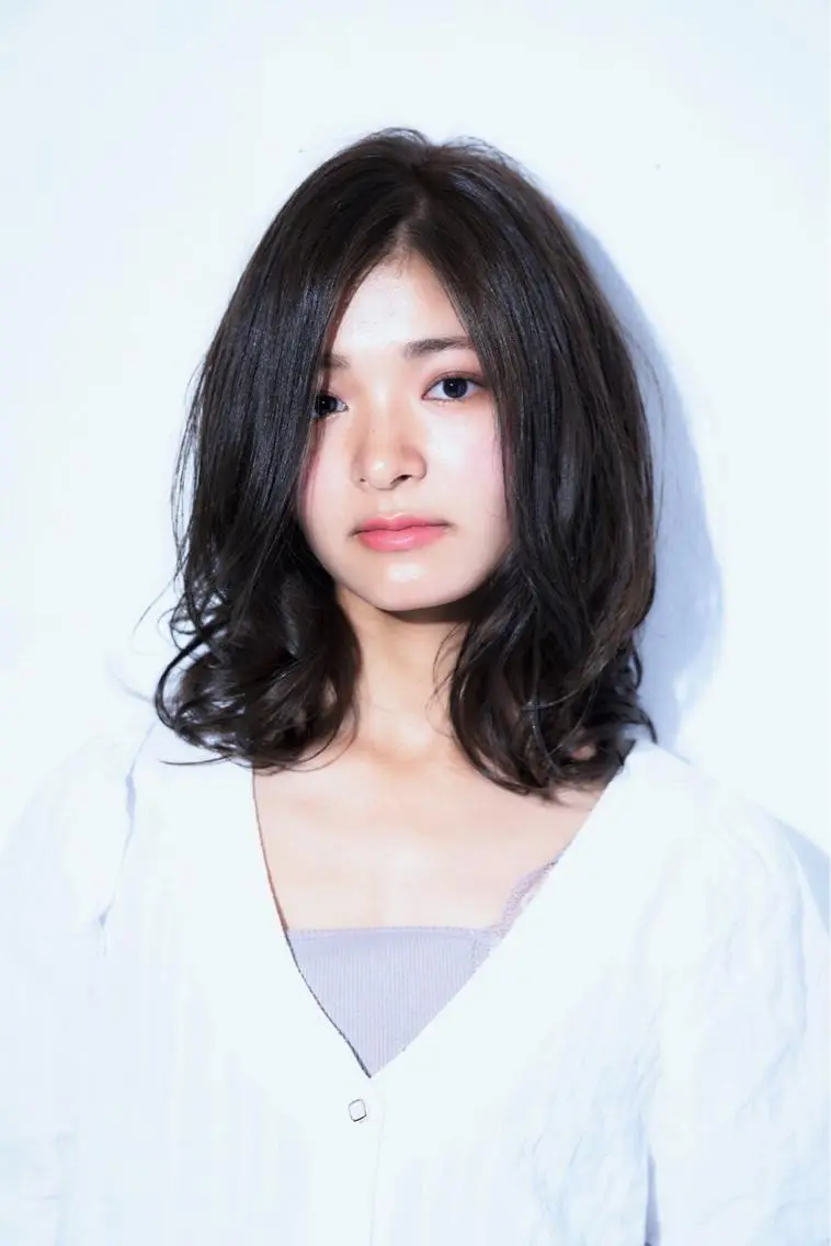 セミロング カラー パーマ 年間1500人担当 代表　南一路のヘアスタイル