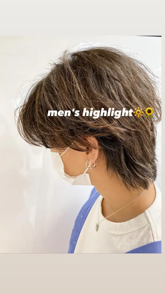 カラー パーマ メンズ loely 💞miyuのヘアスタイル