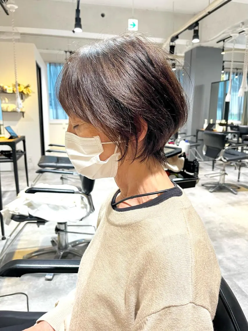 ショート くびれヘア ショートヘア GIEN 末吉 海斗のヘアスタイル