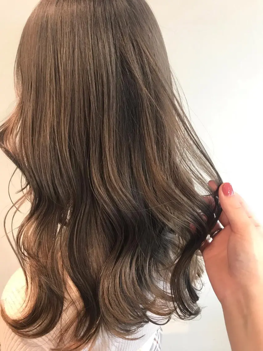 ロング カラー 烏丸韓国ヘア🇰🇷 ayaka🎀のヘアスタイル