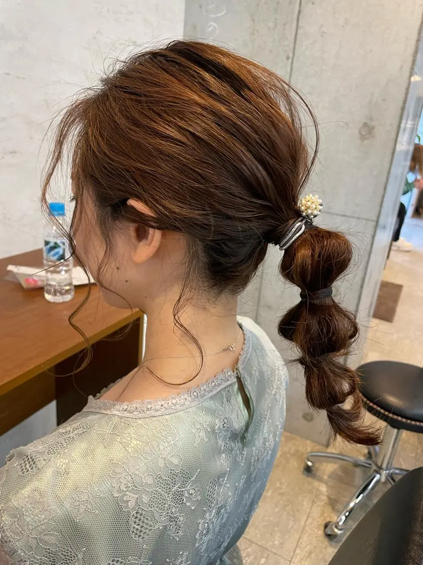 セミロング 🎀ヘアセット/艶髪 /はやしほのか🎀のヘアスタイル