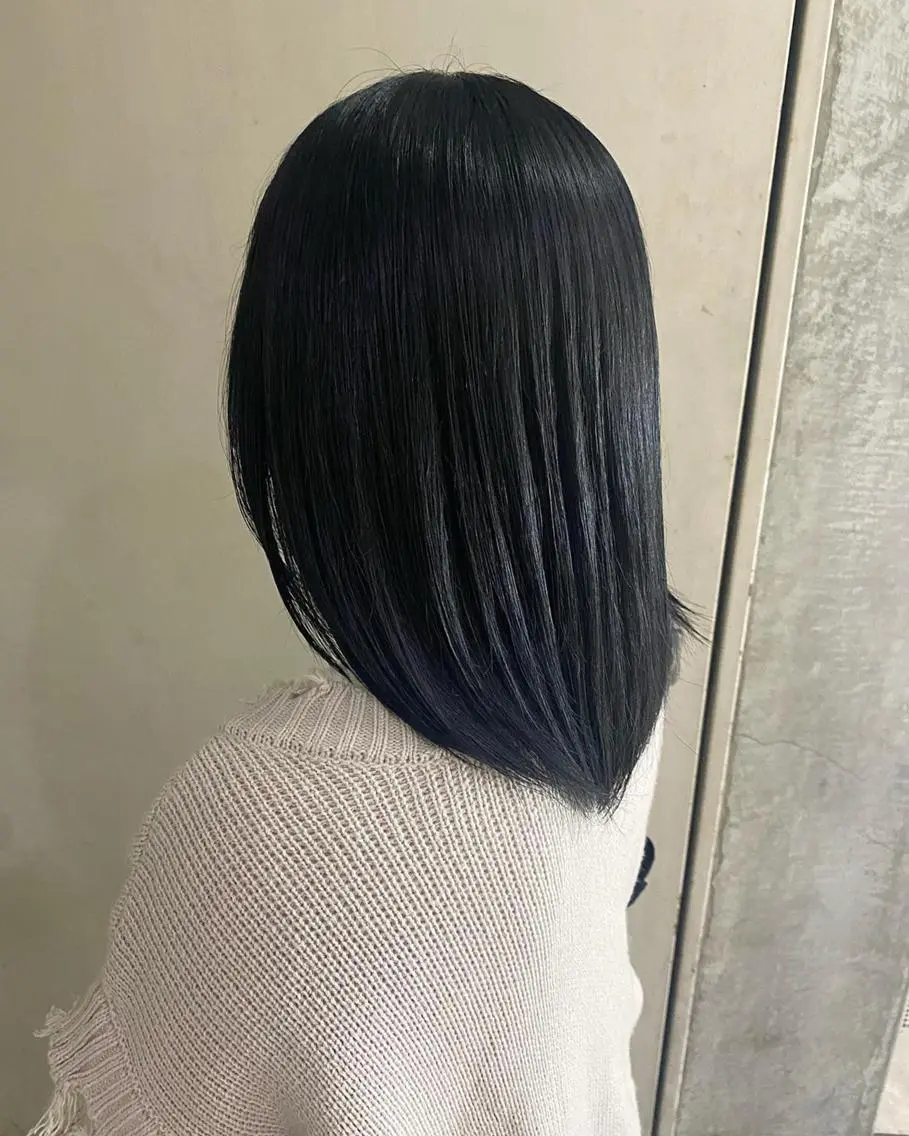 ミディアム カラー 透明感カラー 学生 清村 和音のヘアスタイル