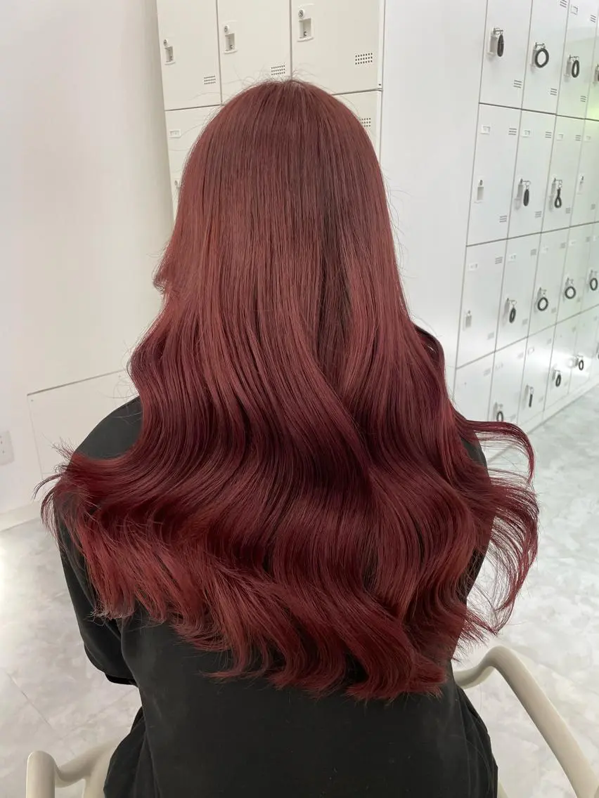 セミロング カラー ヘアカラー トリートメント ヘッドスパ ヘアセット ❄最強かわいいカラー ❄️MINA❄️のヘアスタイル
