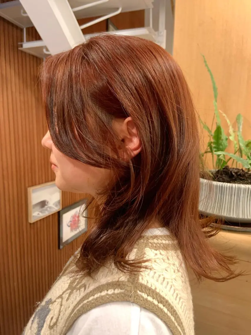 ミディアム アオキ サキ💫のヘアスタイル