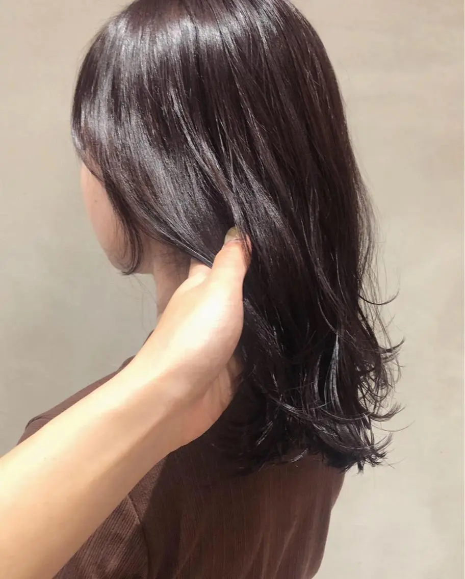 ロング カラー ヘアアレンジ ブラウンカラー ココアブラウン 小顔カット ヘアカラー トリートメント 酸性縮毛矯正🧴韓国 レイヤー/髪質改善のヘアスタイル