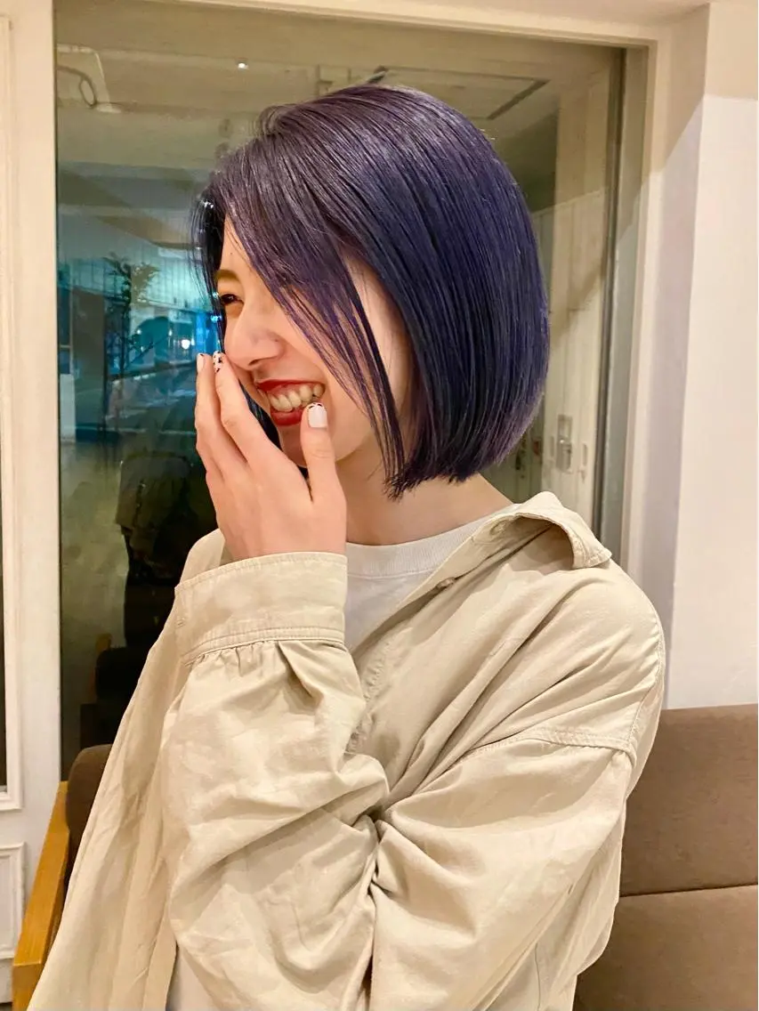 ショート カラー カット ヘアカラー トリートメント BELLA阿部野 TOMOMIのヘアスタイル