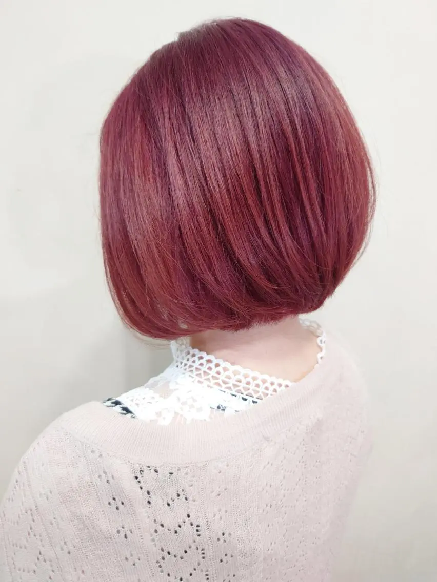 ショート カラー ヘアカラー トリートメント 🌿アロマヘアルーム 池袋店✂︎のヘアスタイル