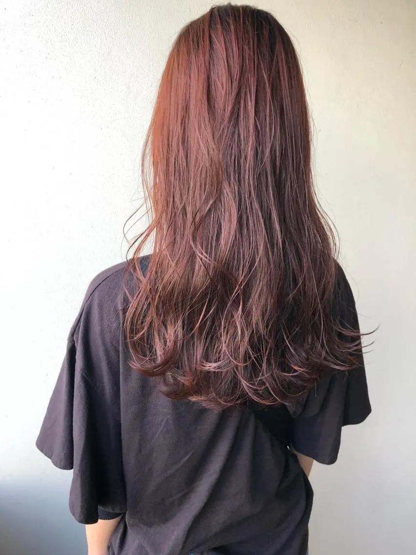 ロング ヘアカラー トリートメント 🌻韓国風ヘア🌻 ✨🌷ナナコ🌷のヘアスタイル