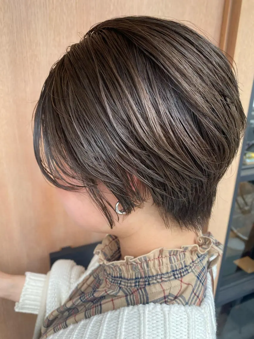 ショート ヘアカラー トリートメント sail hairのヘアスタイル