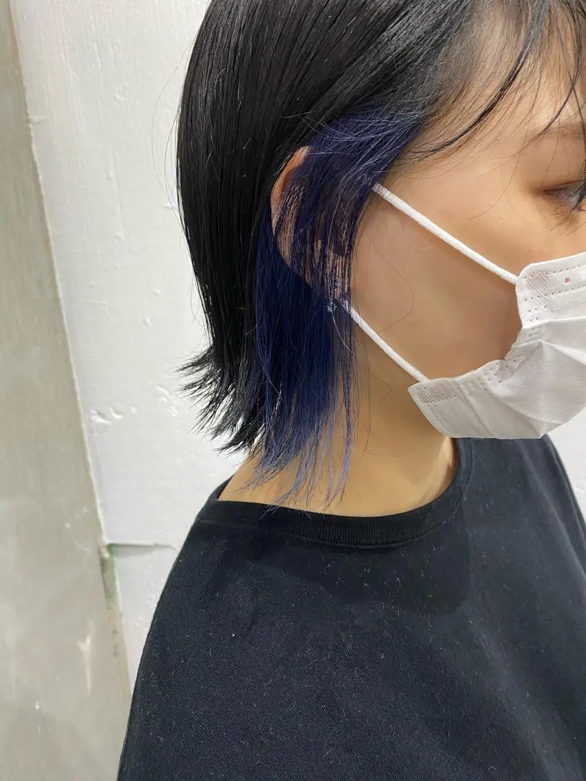 ショート カラー ヘアアレンジ 切りっぱなしボブ アッシュ アッシュグレー バレイヤージュ ベージュカラー ササキカズマ〻透明感 〻色落ち〻赤み消しのヘアスタイル