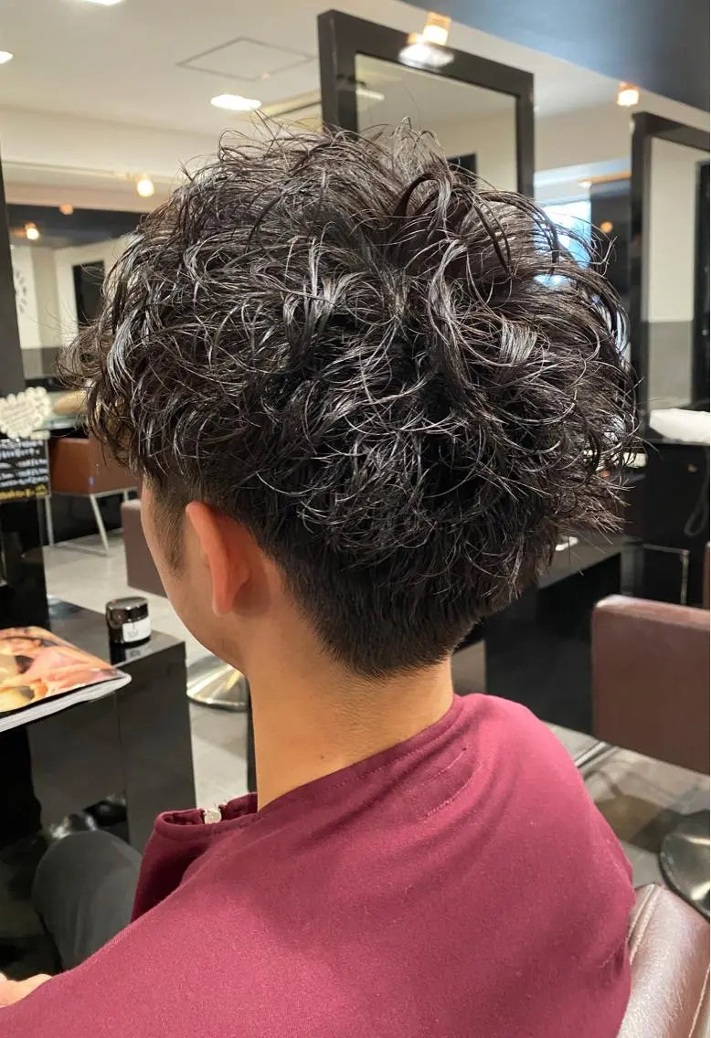 メンズ カット パーマ ⭕️メンズパーマ⭕️ 山口 裕太郎のヘアスタイル