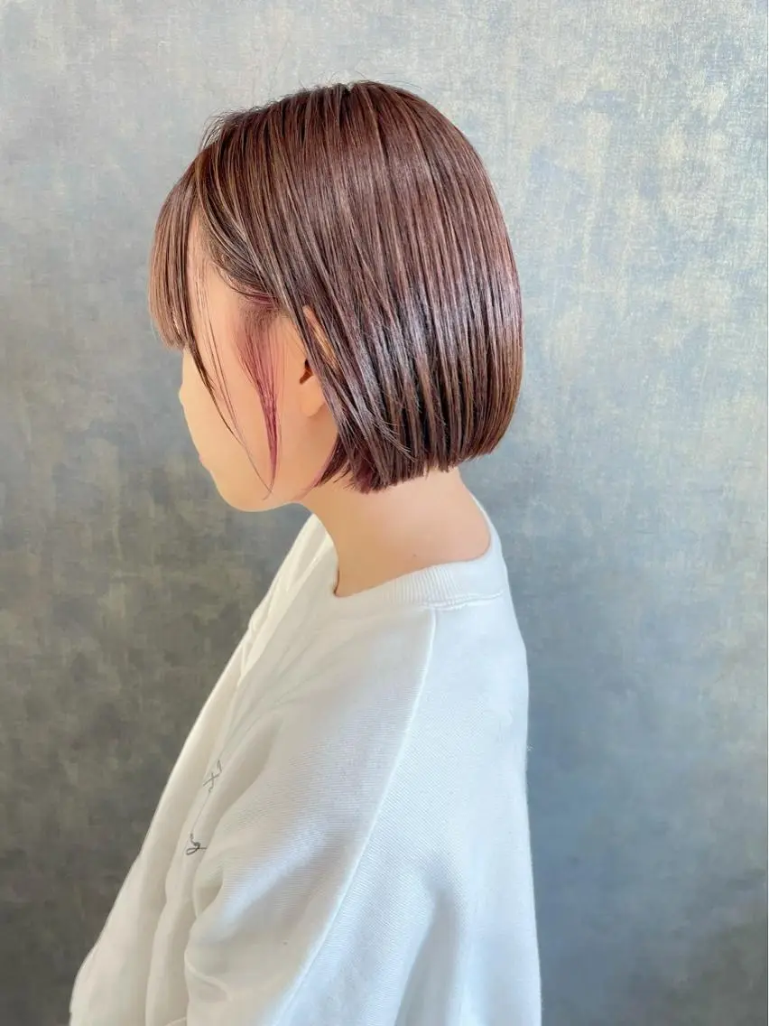 ショート カラー ショート×ブリーチ Lyuca/yujiのヘアスタイル