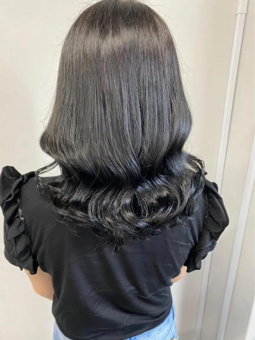 ロング カラー パーマ ヘアアレンジ メンズ キッズ ネイル マツエク・マツパ 髪質改善 🦋韓国風カラー🦋 こうせい原宿のヘアスタイル