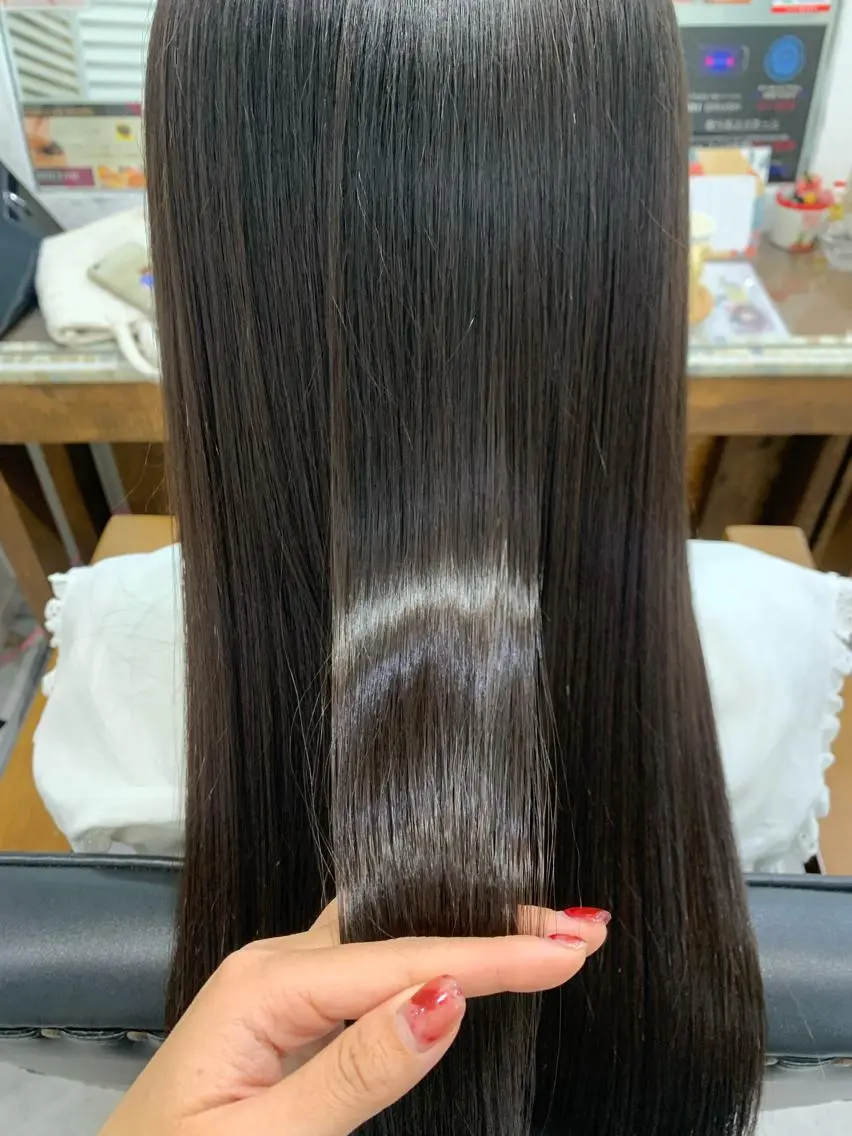 ロング ヘアカラー トリートメント Nagisa🥥🧡 南森町駅 徒歩30秒のヘアスタイル