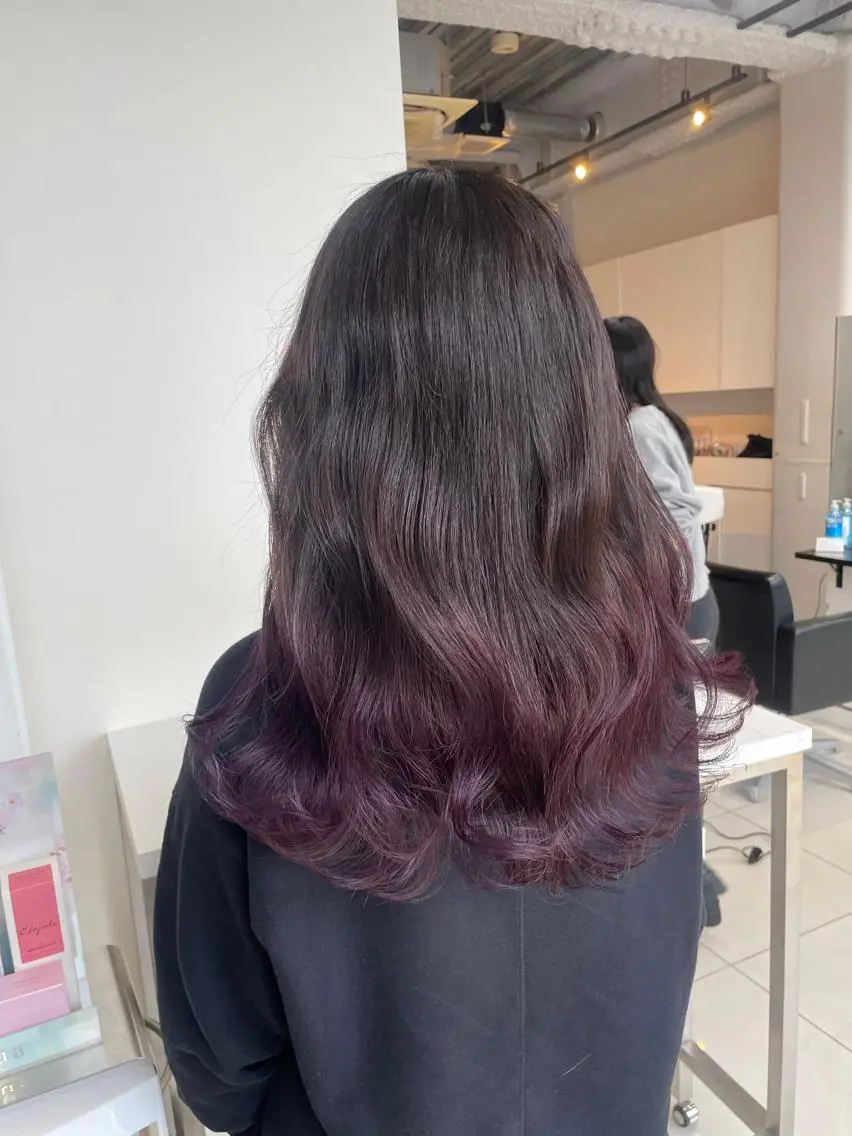 セミロング カラー パーマ ヘアアレンジ ヘアカラー 💗無料カットモデル 募集中yu-ki💗のヘアスタイル