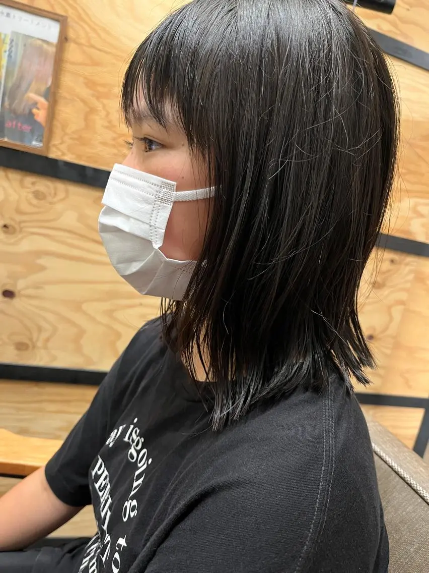 ミディアム カラー パーマ ヘアアレンジ メンズ キッズ ネイル マツエク・マツパ アイブロウ メンズブリーチ メンズハイライト メンズインナーカラー メンズ韓国風 ブリーチ 久木原 ゆりのヘアスタイル