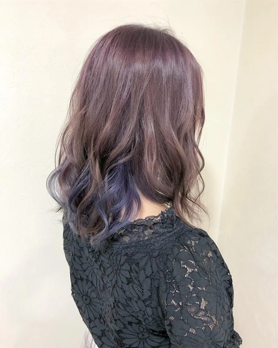 ミディアム アッシュ ヤマグチ ヒカルのヘアスタイル