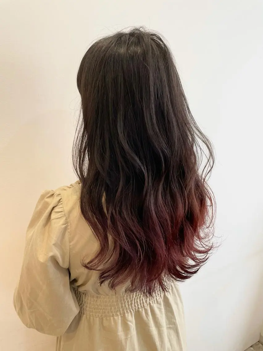 ロング カラー カット ヘアカラー トリートメント 髪質改善/縮毛矯正 /青山 早希🐾のヘアスタイル