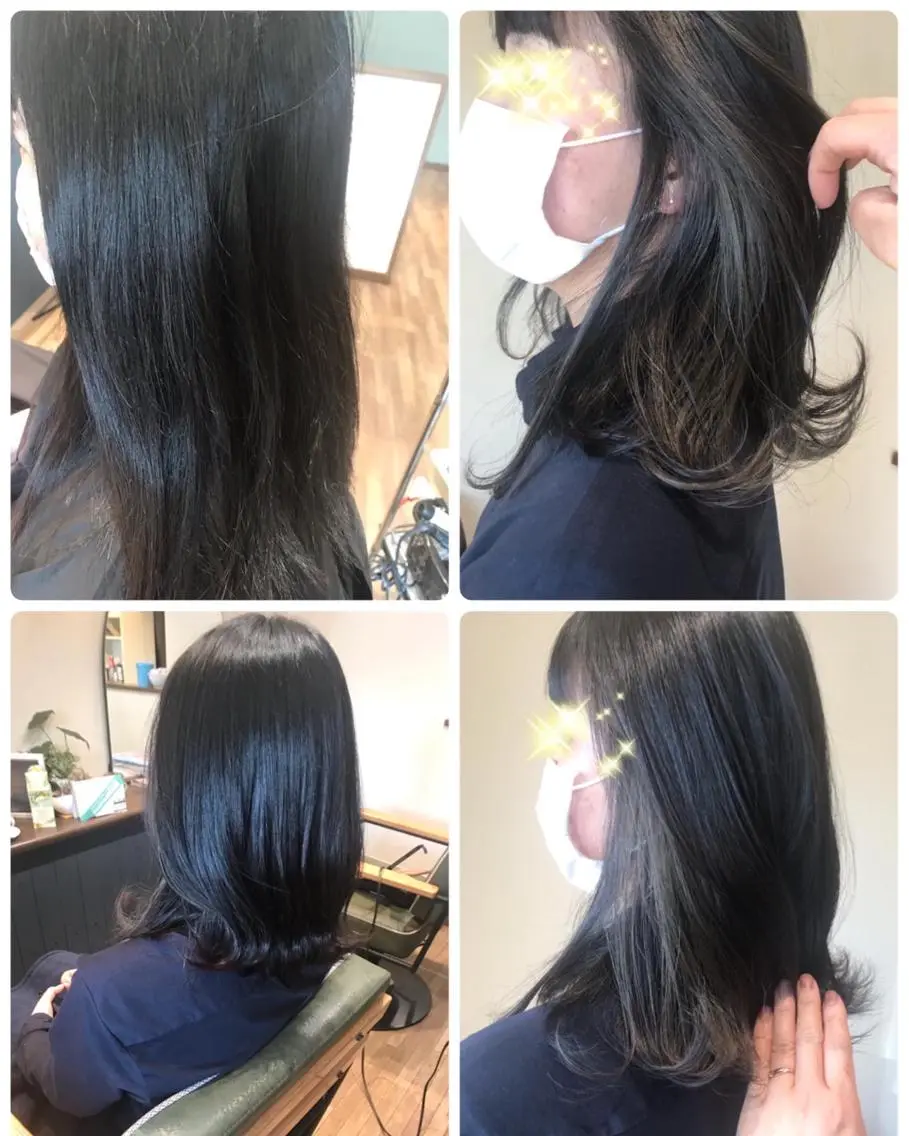 セミロング カラー Ray hair 春日部のヘアスタイル