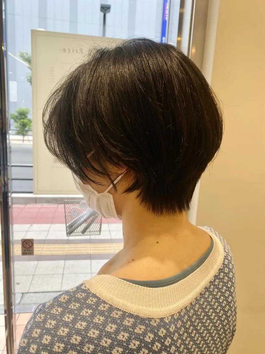 ショート 丸みショート ショートヘア 金山 友香🕊のヘアスタイル