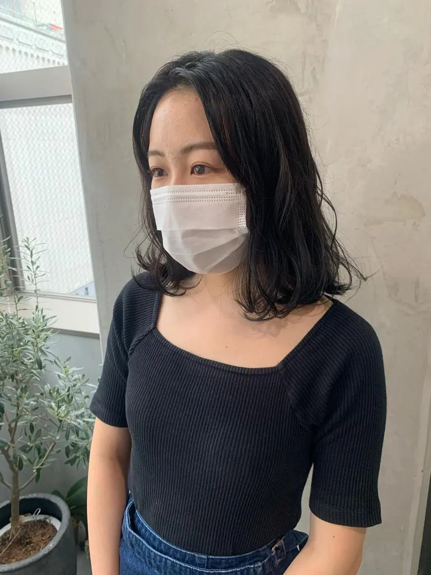 ミディアム カラー RISAKO レイヤーカット🎀のヘアスタイル