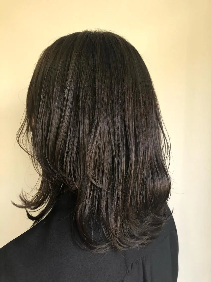 セミロング ヘアアレンジ 奥山 沙季(大井町)のヘアスタイル