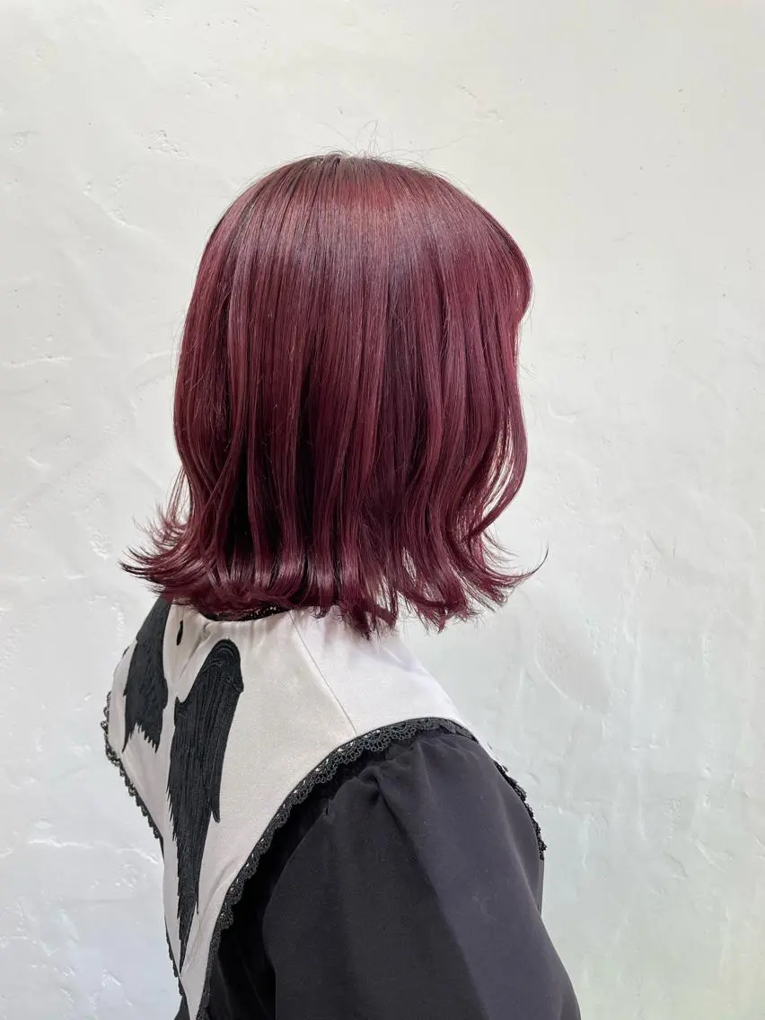カラー ピンクカラー バイオレットカラー ✨透明感カラー🌱 上村 舜のヘアスタイル