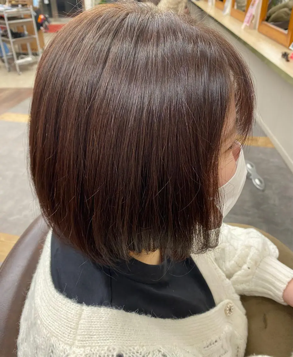 ショート ピンクブラウン ️🫧押上️🫧はな 🫧まとまるショートのヘアスタイル