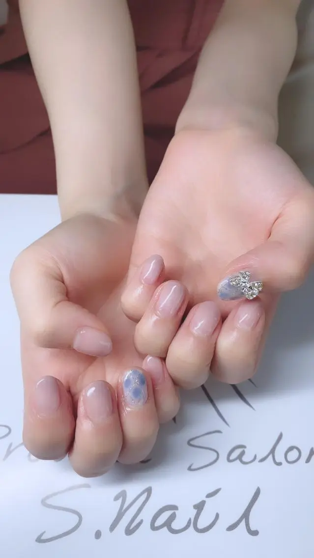ネイル 大分S.Nail ⟡.*💠🫧のネイルデザイン