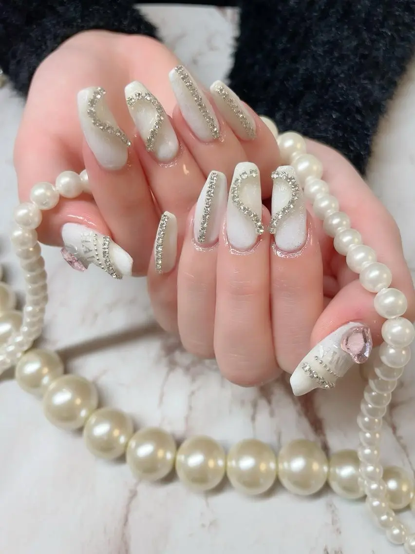 ネイル ハート 春ネイル ハンドネイル Nail salon 🎀Angeのネイルデザイン