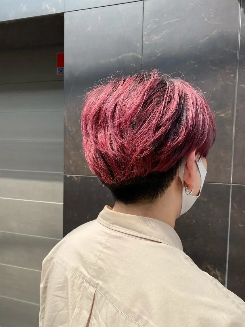 ショート カラー メンズ お任せヘア☘️☘️ 及川渚のヘアスタイル