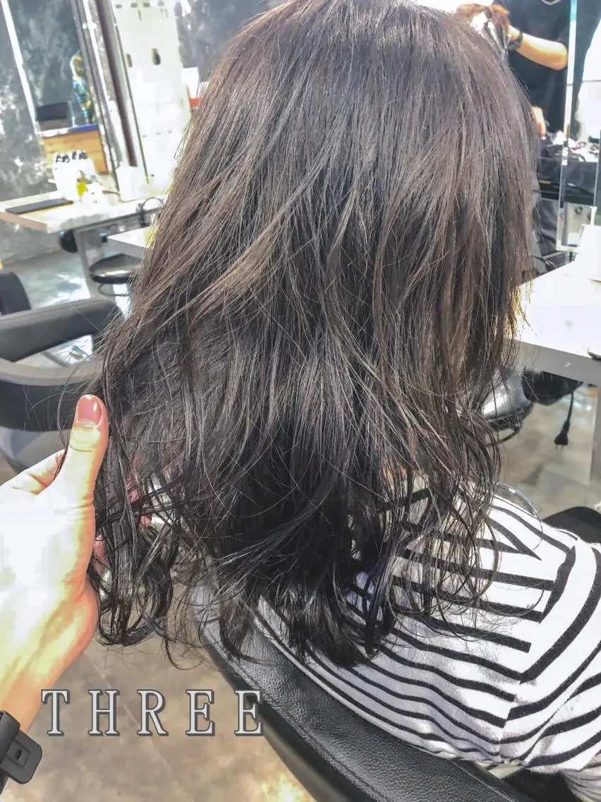 セミロング カラー kenta GATTACAのヘアスタイル