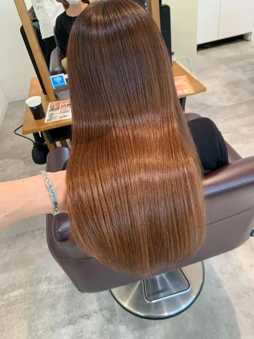ロング カラー HAREru. モデル募集【戸塚】のヘアスタイル