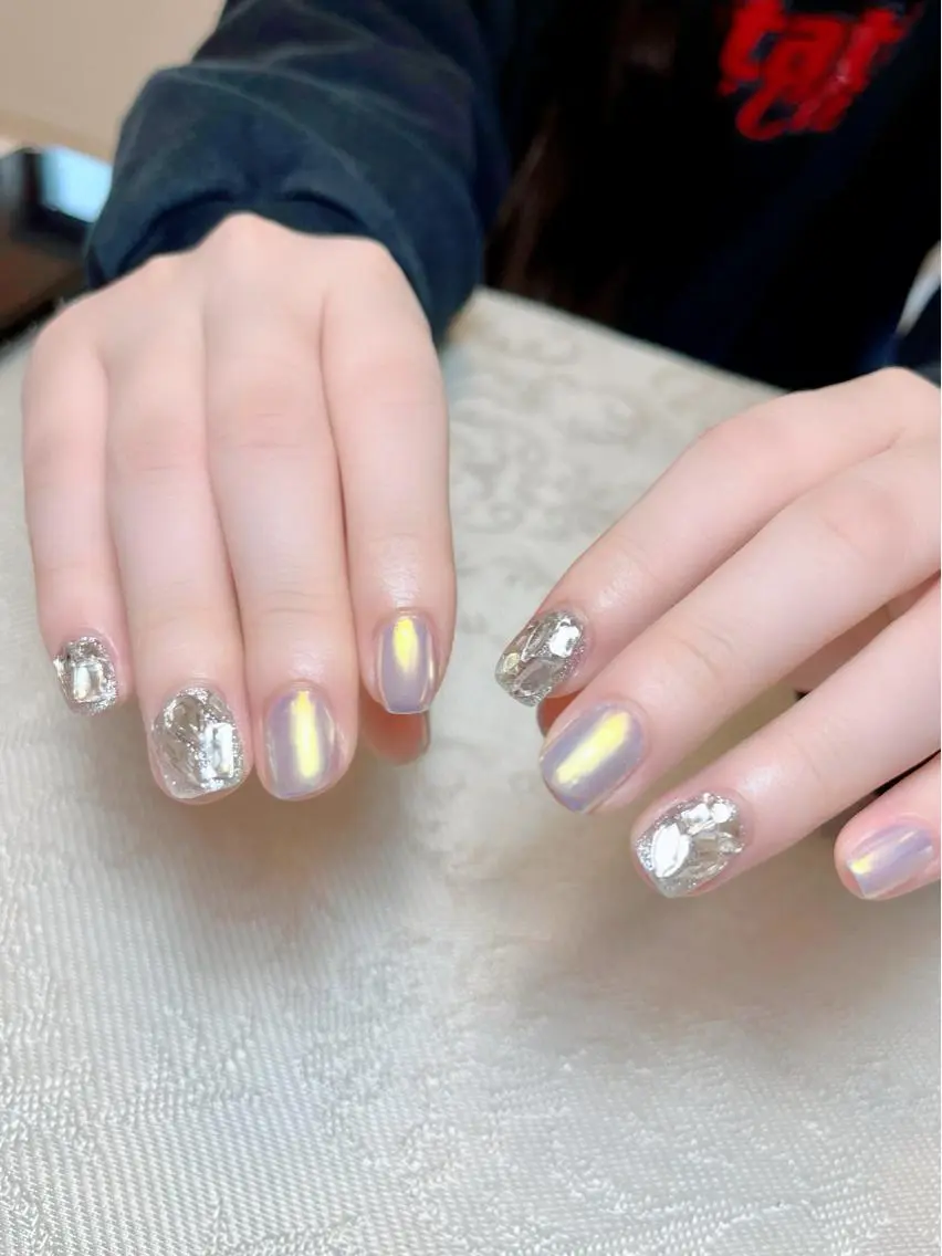 ネイル オーロラネイル ハンドネイル nail salon 《A.sister》のネイルデザイン