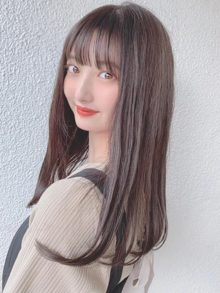ミディアム カラー パーマ ヘアアレンジ マツエク・マツパ 【公式】amble luxe池袋東口🩷のヘアスタイル