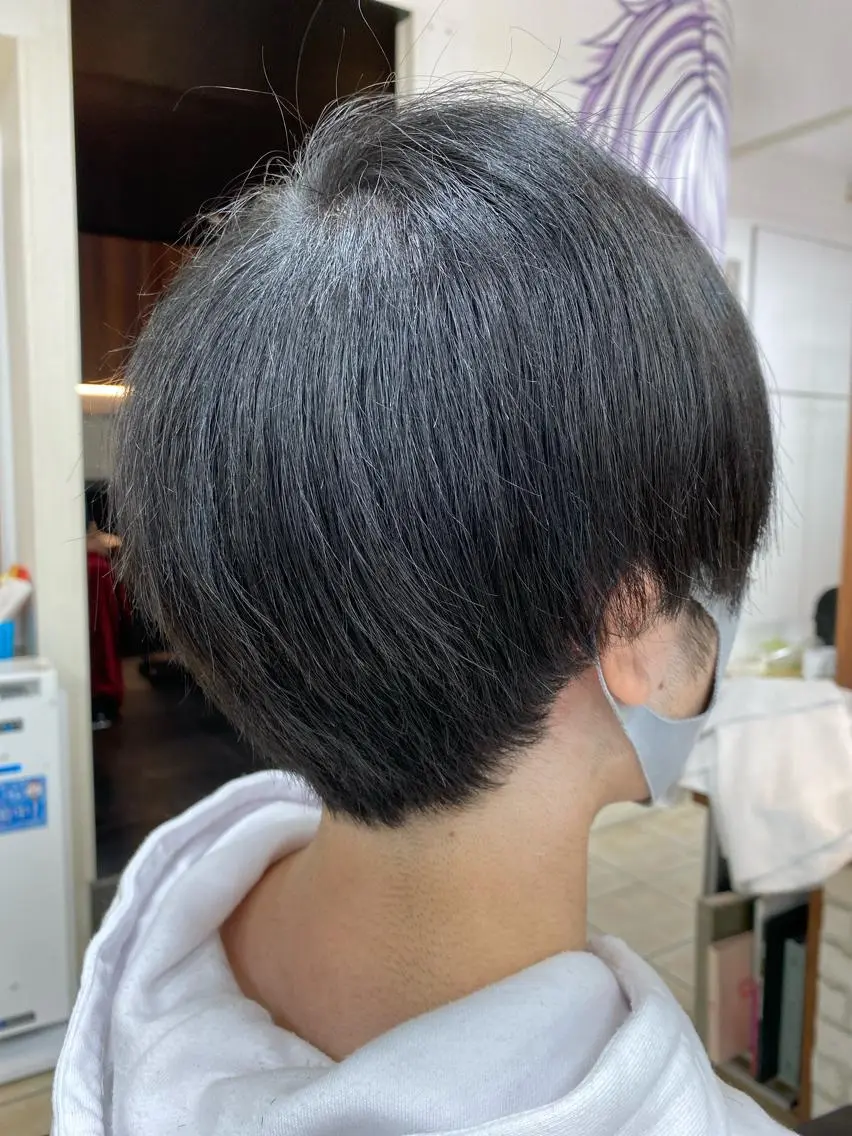 メンズ マッシュ 刈り上げ HIRAGA MIKIのヘアスタイル