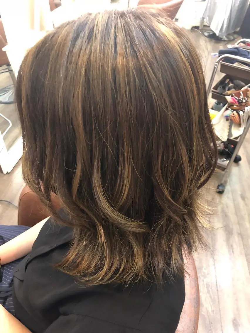 ミディアム 似合わせ×レイヤー× 髪質改善×t.yのヘアスタイル