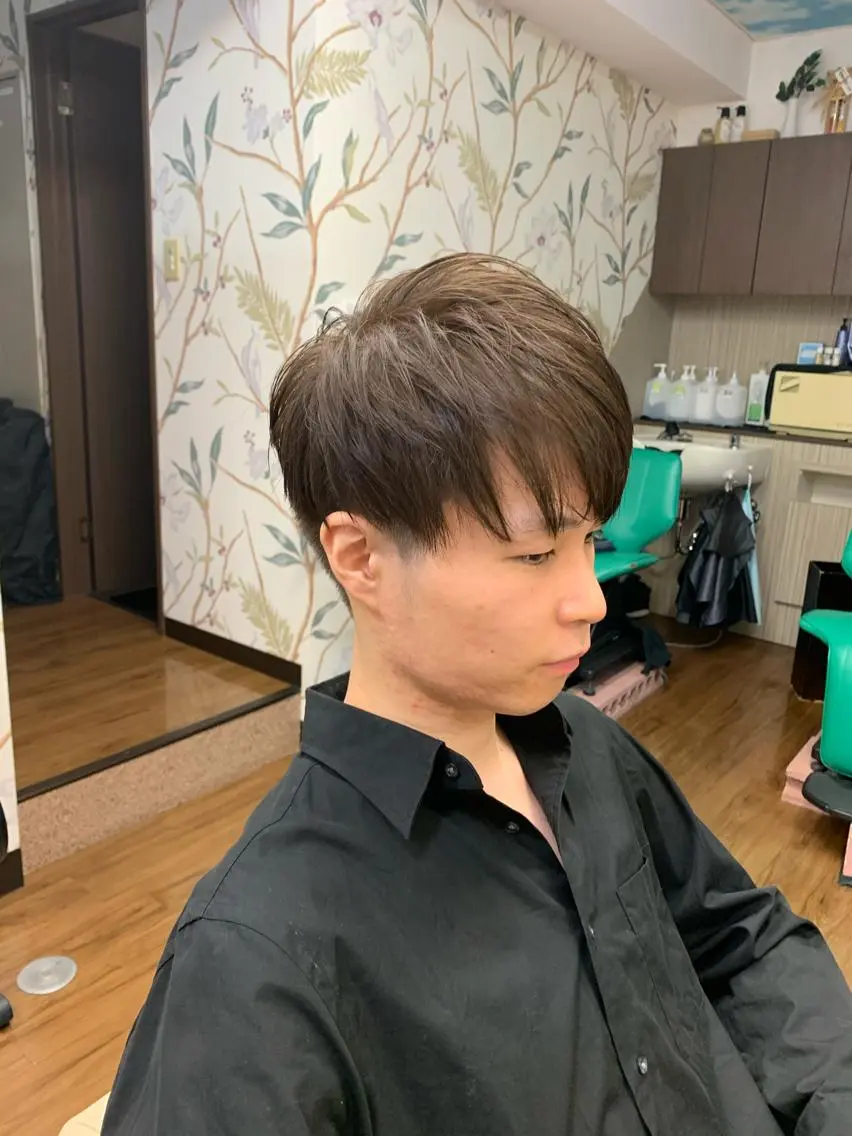 ショート カラー メンズ カット 川久保 貴章のヘアスタイル