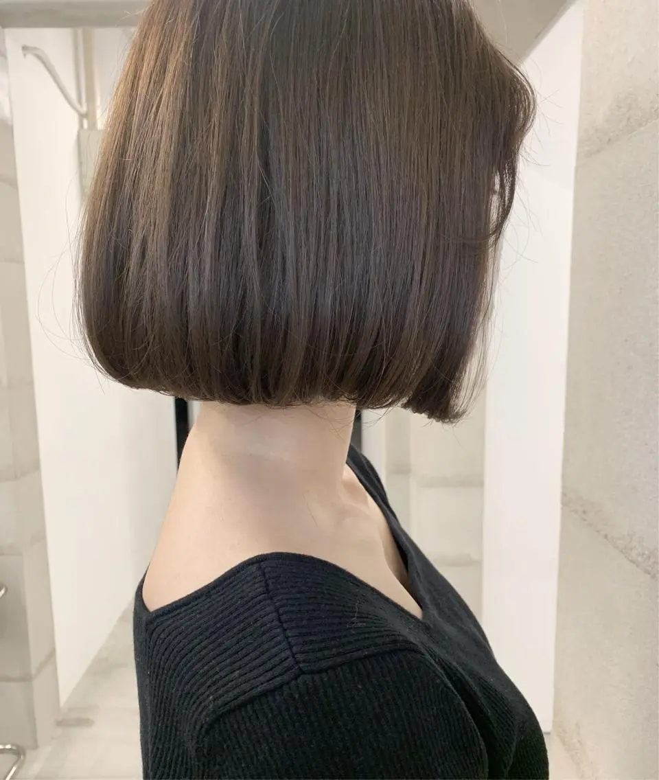 ミディアム カラー 透明感カラー✂︎ YUKAのヘアスタイル