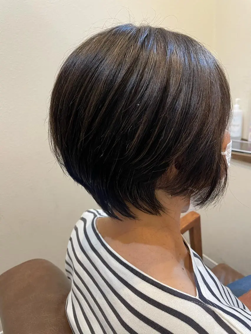 ショート ショートヘア 牧 純也のヘアスタイル