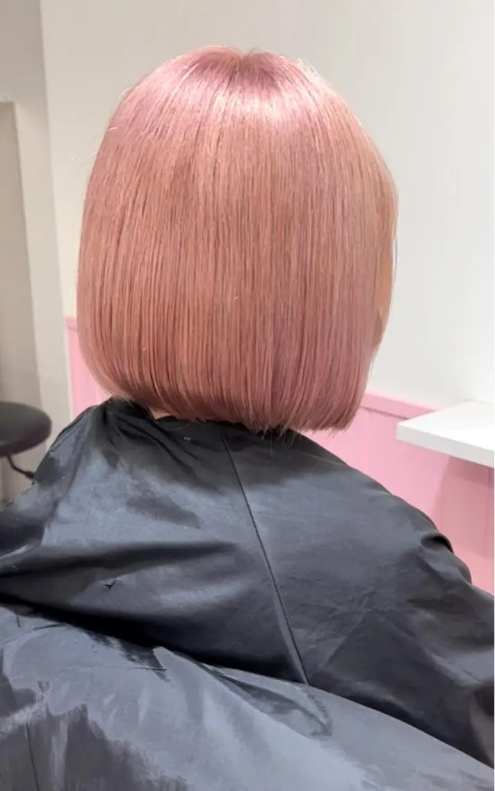ショート ヘアカラー トリートメント ナナ♡レイヤーカット ♡似合わせカラーのヘアスタイル