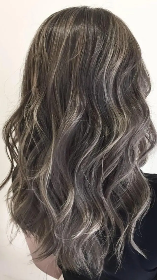 セミロング カラー カット ヘアカラー トリートメント _WHITE芝本 賢吾【天王寺店】のヘアスタイル