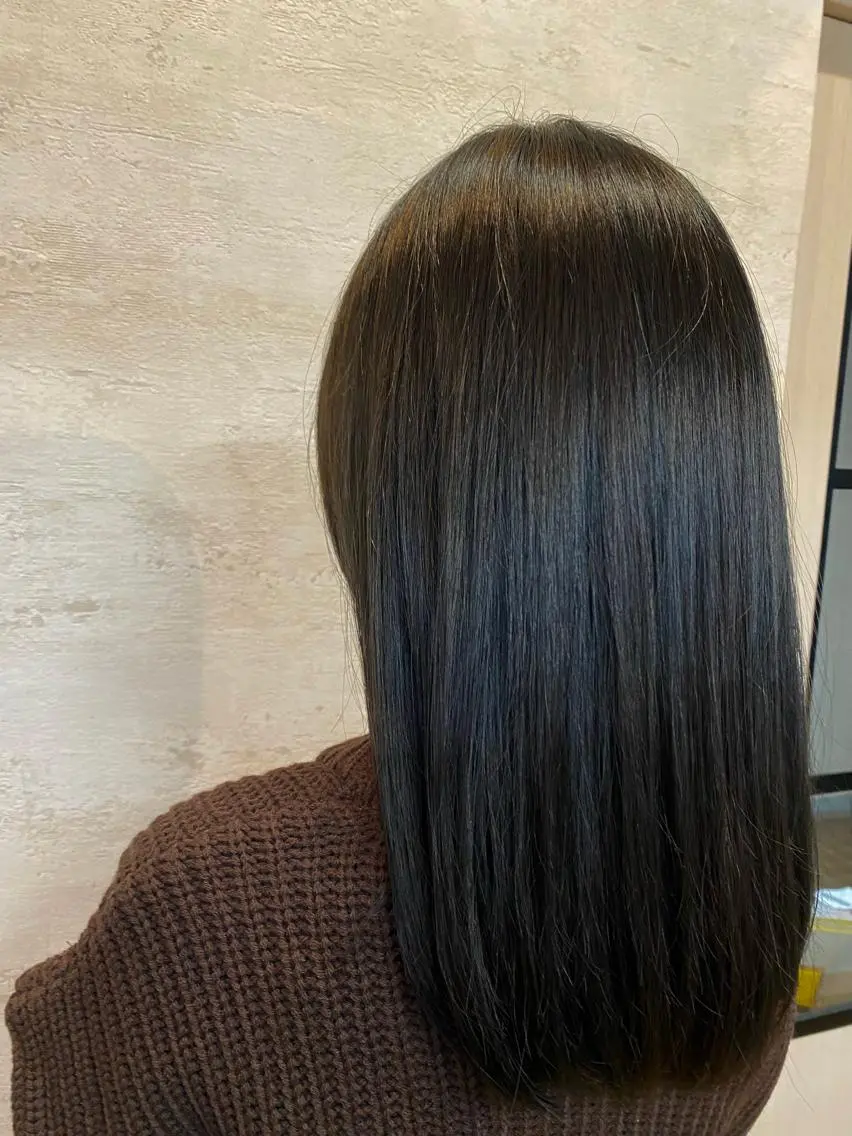 ロング カラー ヘアカラー トリートメント 渡辺 ゆみのヘアスタイル