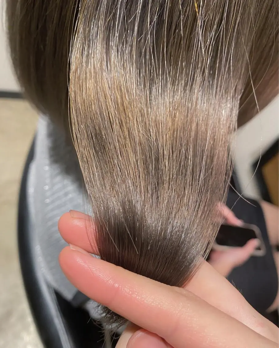 カラー ボブ 暖色艶カラー♥️ nagi♥️のヘアスタイル