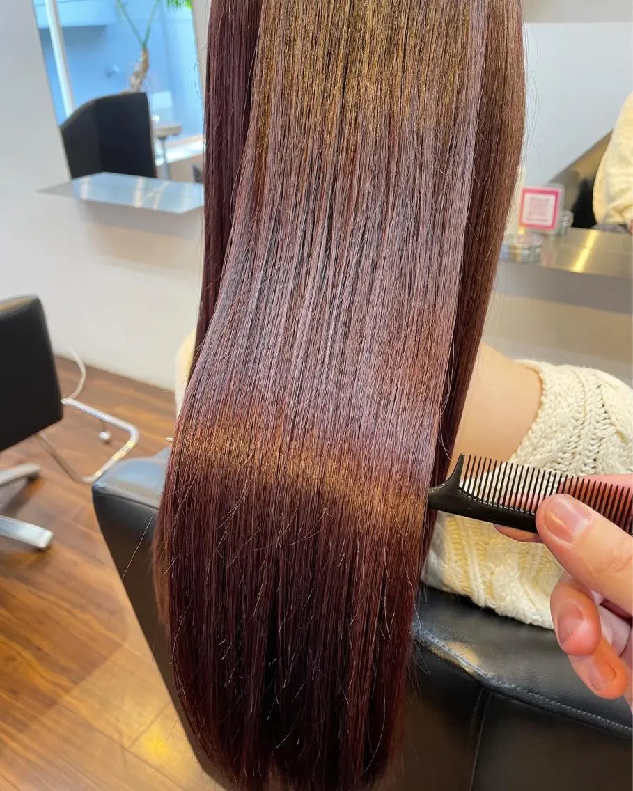 ロング カラー ヘアカラー トリートメント 松田 光雄のヘアスタイル