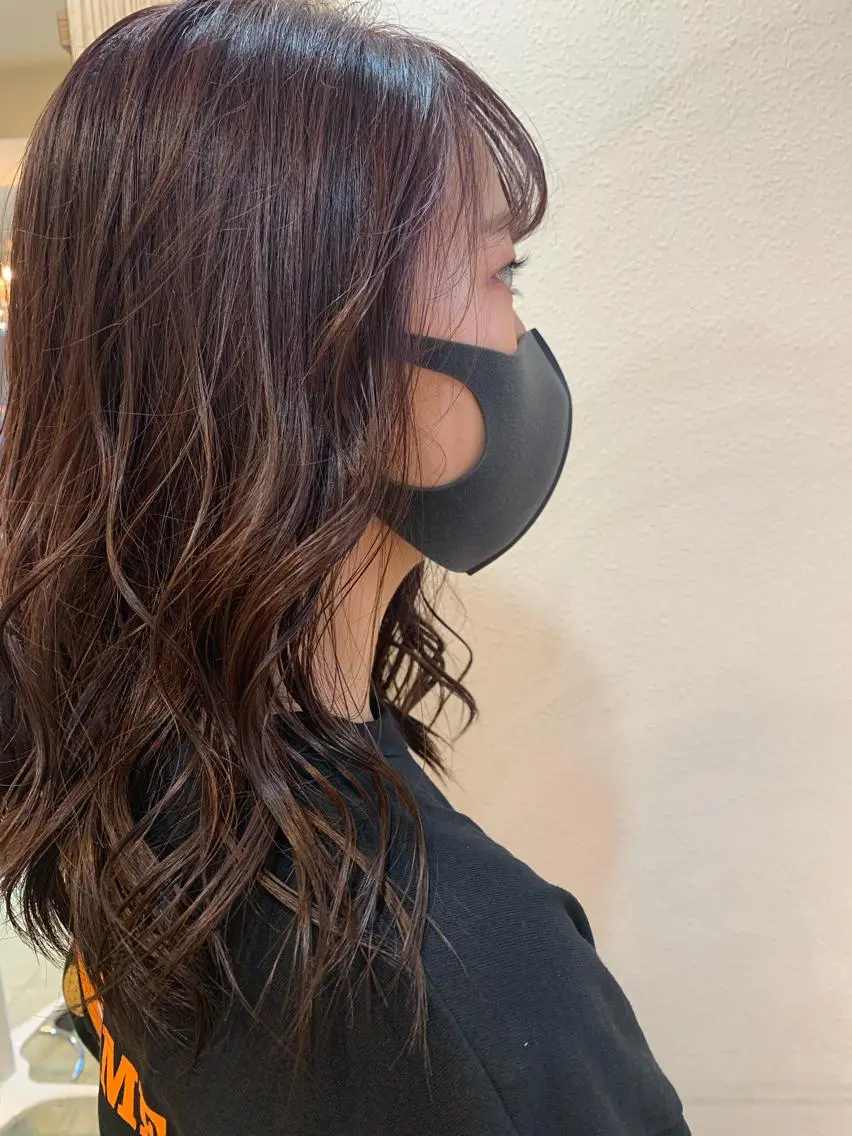 ロング カラー ヘアカラー トリートメント ヘアセット 🌸スタイリスト 山浦美恵のヘアスタイル