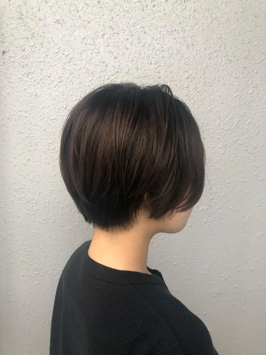 ショート ショートボブ ボブ ショートヘア 後藤紗英/髪質改善 /オリーブベージュのヘアスタイル