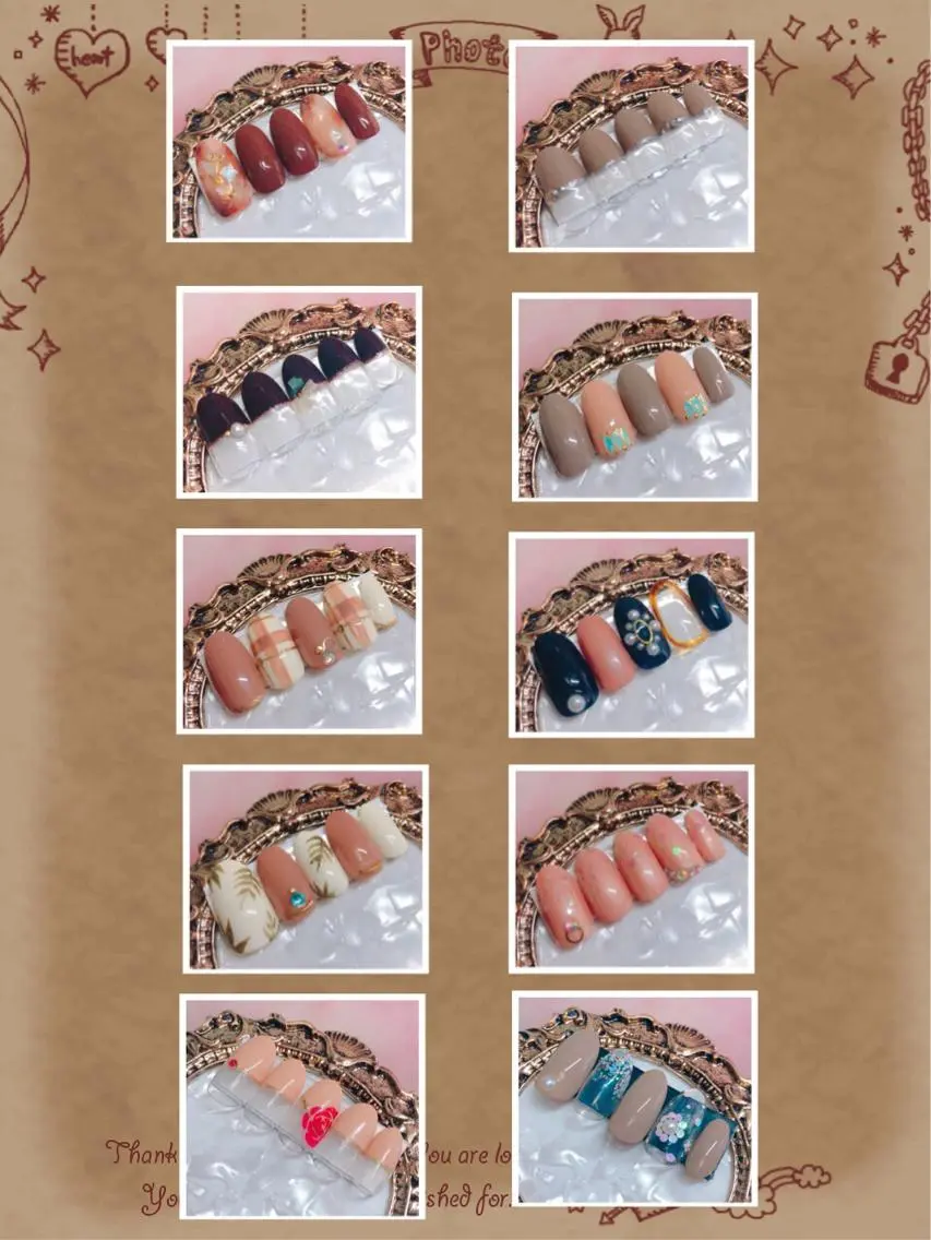 ネイル ハンドネイル CROWN プライベートサロンのネイルデザイン